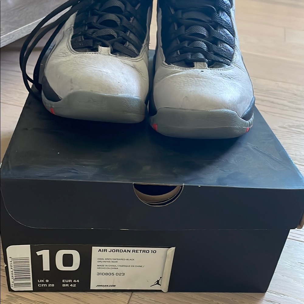 Jordan Retro 10 Cool Grey/Infrared-Black GRI